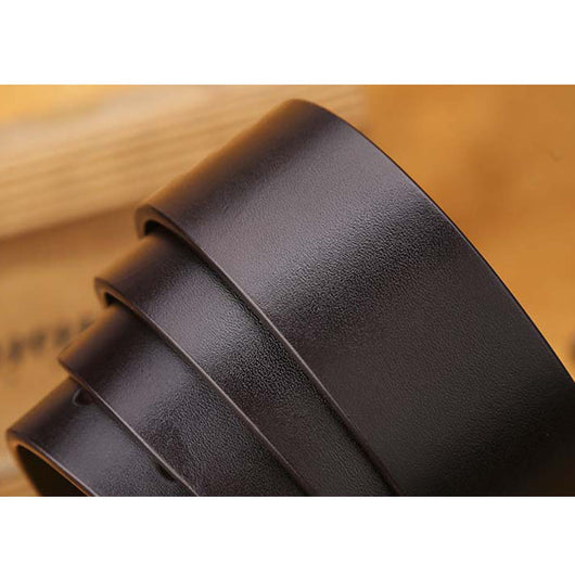 Cinturón de Cuero para Hombre Premium - Hebilla de Pasador Directo de Fábrica - Image 11