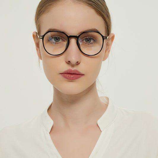 Gafas Redondas Filtro Azul TR90 Marco Completo