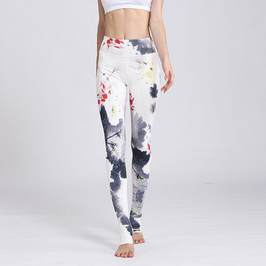 Pantalones Yoga Fitness Estampados Ajustados Europeos y Americanos - Image 6