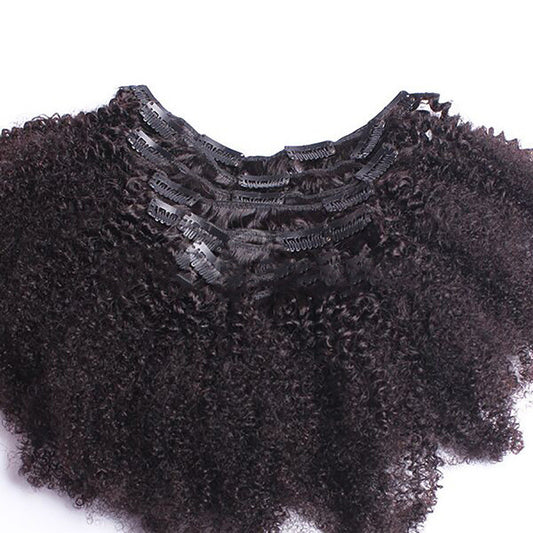 Set de 8 Pinzas Rizadas Africanas con Clip