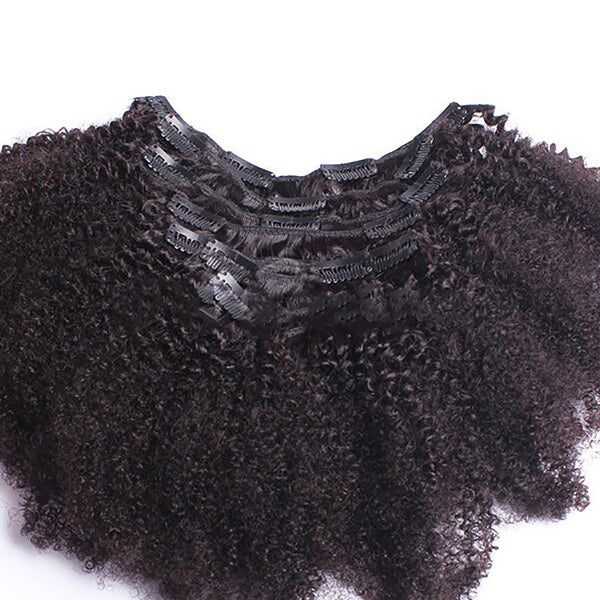 Set de 8 Pinzas Rizadas Africanas con Clip