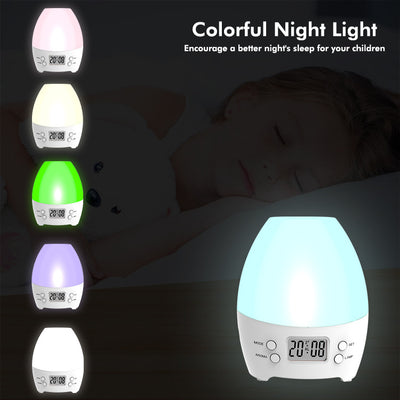 Difusor de Aroma con Humidificador, Luz LED Multicolor y Reloj Despertador - Image 3