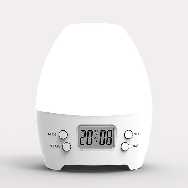 Difusor de Aroma con Humidificador, Luz LED Multicolor y Reloj Despertador - Image 5