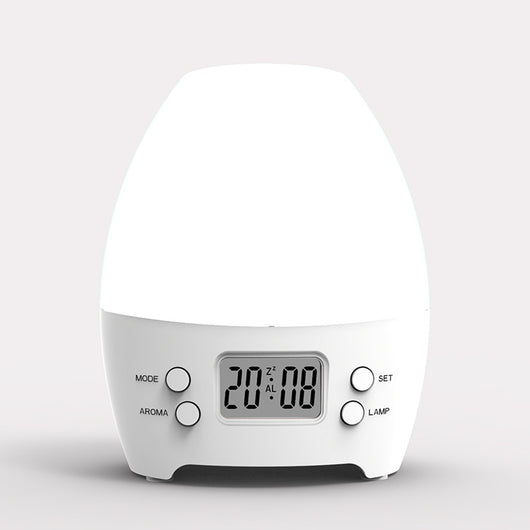 Difusor de Aroma con Humidificador, Luz LED Multicolor y Reloj Despertador - Image 5