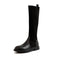 Botas Altas de Cuero Over the Knee - Efecto Adelgazante con Base Plana