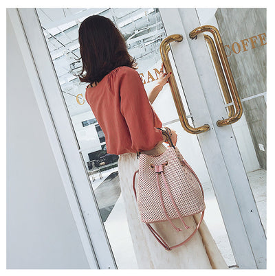 Bolso Tejido de Bambú para Mujer - Bandolera Diagonal Estilo Artesanal - Image 11