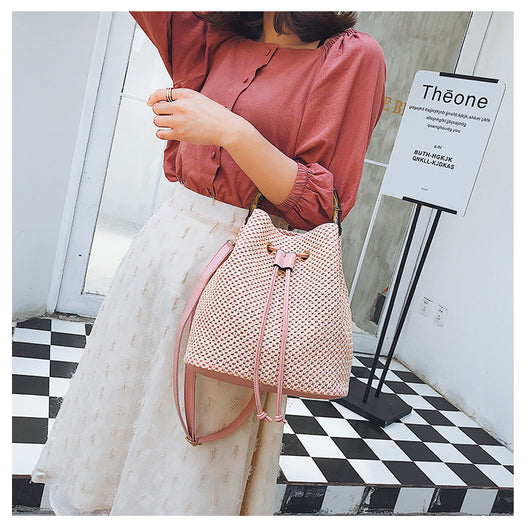 Bolso Tejido de Bambú para Mujer - Bandolera Diagonal Estilo Artesanal - Image 16