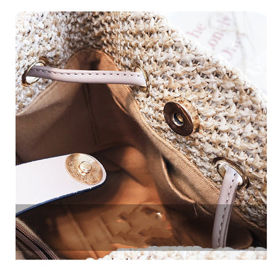 Bolso Tejido de Bambú para Mujer - Bandolera Diagonal Estilo Artesanal - Image 19