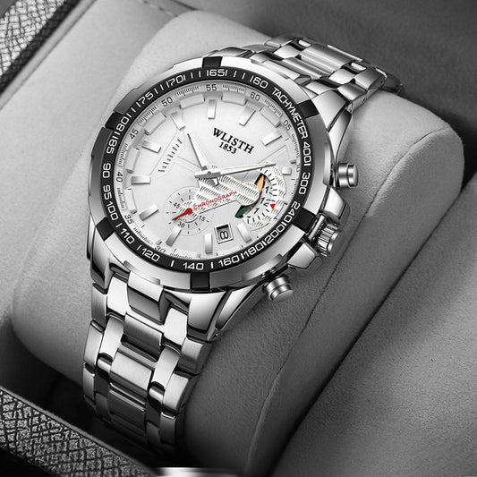 Reloj Deportivo para Hombre Resistente al Agua - Cronógrafo de Cuarzo