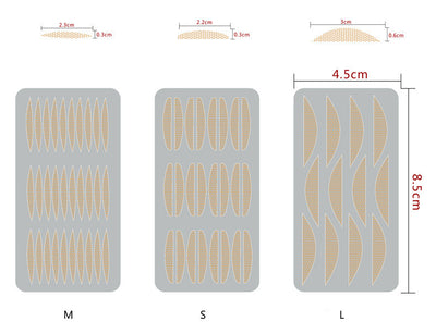 Parches de Doble Párpado con Malla de Encaje Transparente - Image 5