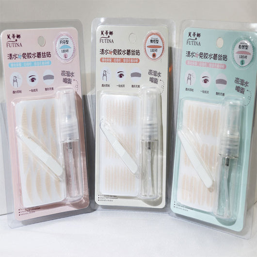 Parches de Doble Párpado con Malla de Encaje Transparente