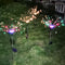 Luces Solares LED para Jardín - Iluminación Navideña Exterior Estilo Fuegos Artificiales
