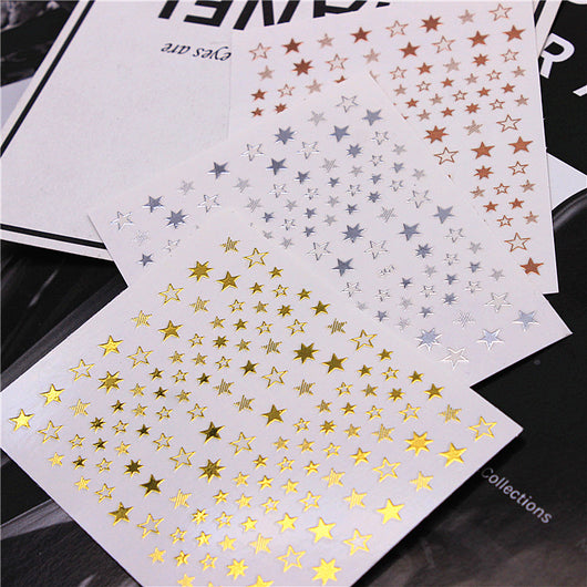 Stickers de Uñas Hueca Estrella - Diseño Moderno y Elegante