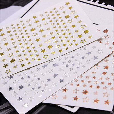 Stickers de Uñas Hueca Estrella - Diseño Moderno y Elegante - Image 4
