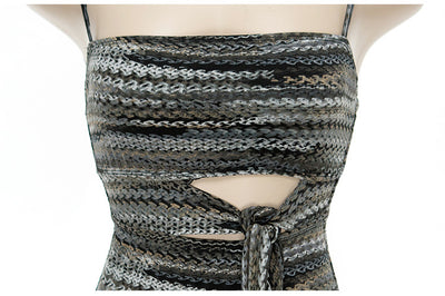 Traje de Baño Enterizo con Corset y Encaje para Mujer - Image 8