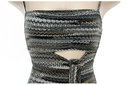 Traje de Baño Enterizo con Corset y Encaje para Mujer - Image 8