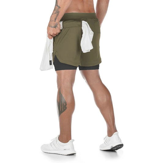 Pantalones Deportivos Sueltos Doble Capa con Múltiples Bolsillos - Image 2