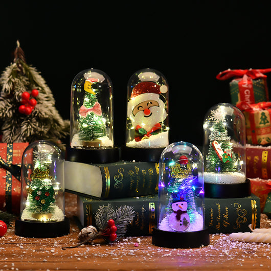 Árbol de Navidad LED con Pantalla de Cristal y Flores Decorativas - Image 28