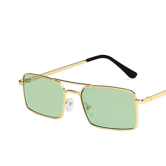 Gafas de Sol Cuadradas Doble Estructura Metálica