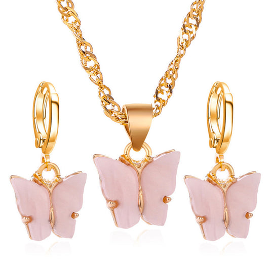 Lámina Acrílica Multicolor con Diseño de Mariposa Fresco y Delicado