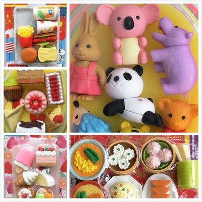 Gomas de Borrar Kawaii Importadas de Japón para Estudiantes