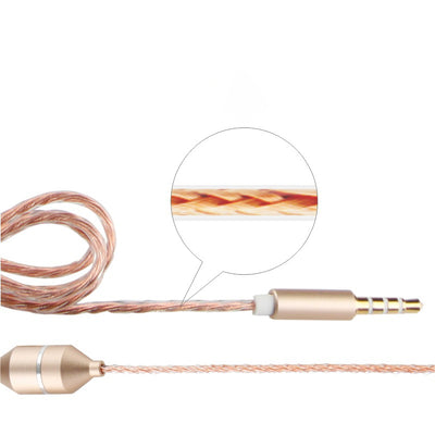 Audífonos con Cable y Micrófono - Diseño Transparente con Protección Radiante - Image 2
