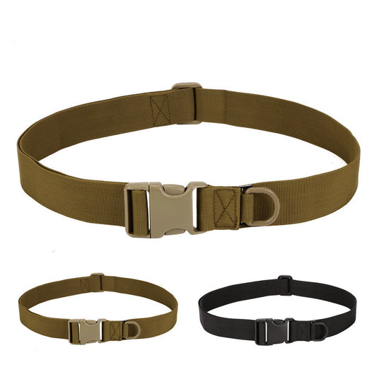 Cinturón Táctico Militar Ajustable con Bolsas Modulares