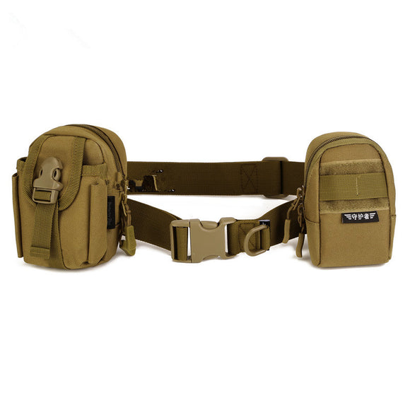 Cinturón Táctico Militar Ajustable con Bolsas Modulares