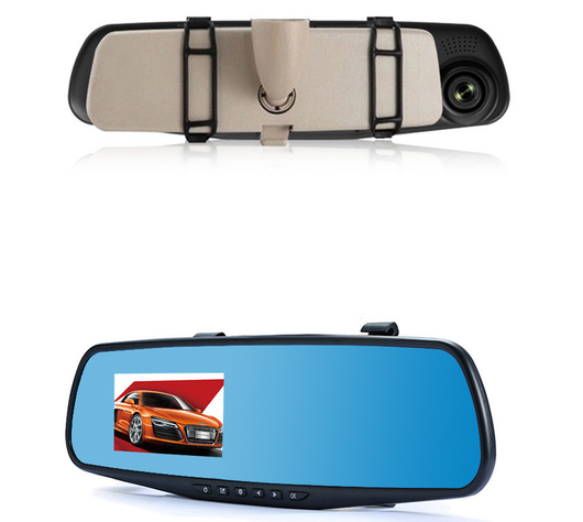 Espejo Retrovisor 3.5" con Grabadora DVR Full HD para Auto - Image 4