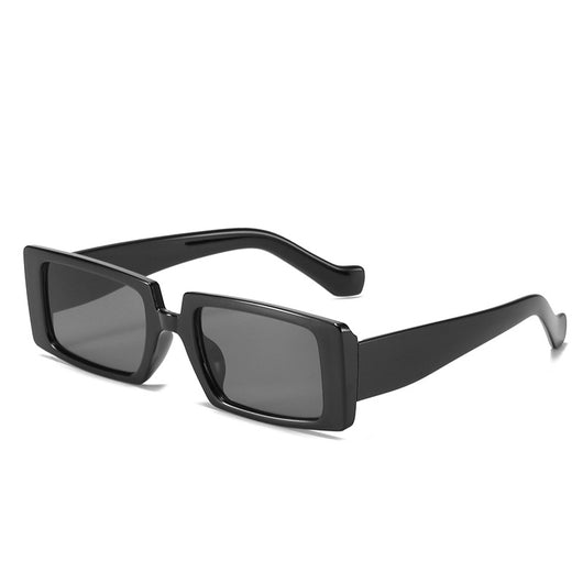 Neon green square sunglasses with light gray lenses, featuring a bold and trendy rectangular frame. - Image 5