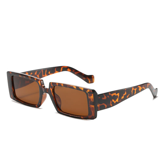 Neon green square sunglasses with light gray lenses, featuring a bold and trendy rectangular frame. - Image 10