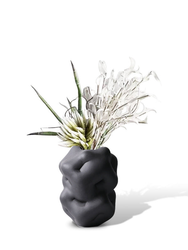 Jarrón Decorativo de Flores - Adorno Elegante para el Hogar