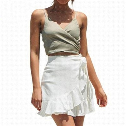 Falda Elegante para Mujer con Cintura Definida - Estilo Casual Sofisticado - Image 2