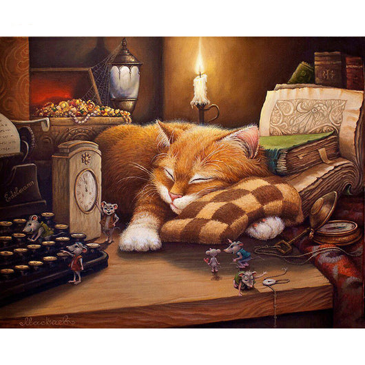 Cuadro Gato Pintura por Números - Arte DIY para Decoración del Hogar - Image 10