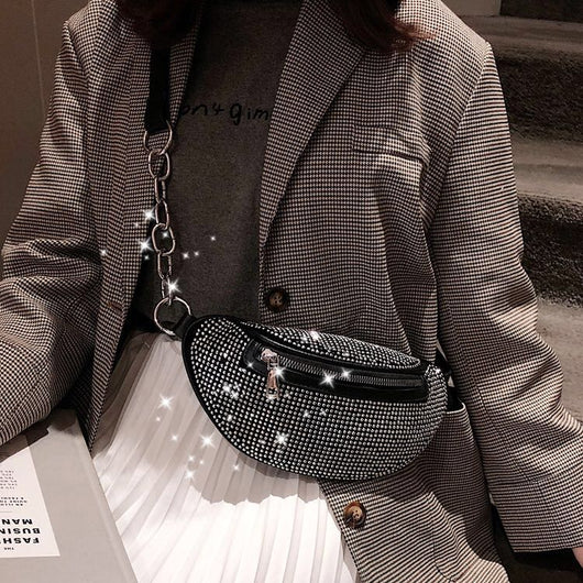 Bolso Bandolera One Shoulder con Brillantes Flash - Image 6