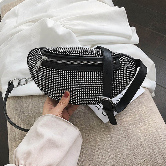 Bolso Bandolera One Shoulder con Brillantes Flash - Image 7