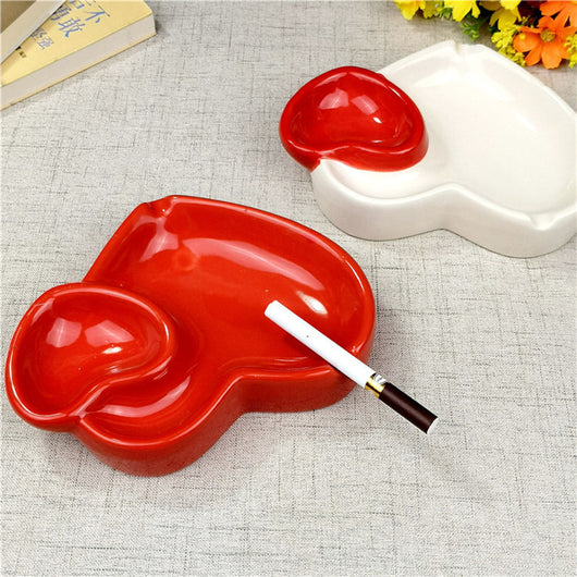 Cenicero Decorativo Corazón Rojo - Artesanía Cerámica Hecha a Mano - Image 6