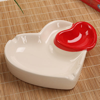 Cenicero Decorativo Corazón Rojo - Artesanía Cerámica Hecha a Mano - Image 11