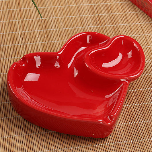 Cenicero Decorativo Corazón Rojo - Artesanía Cerámica Hecha a Mano - Image 12