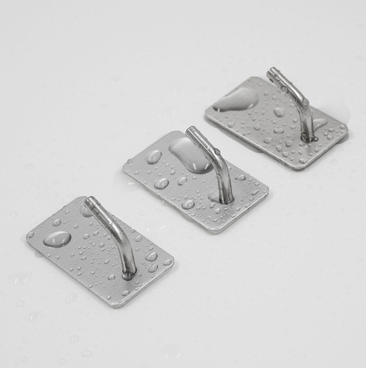Perchero Adhesivo de Acero Inoxidable para Baño y Cocina - Image 7