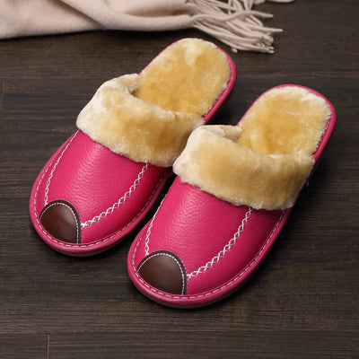 Pantuflas de Cuero con Suela Gruesa Antideslizante para el Hogar - Image 24