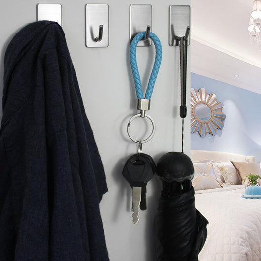 Perchero Adhesivo de Acero Inoxidable para Baño y Cocina - Image 5