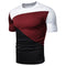 Camiseta Clásica para Hombre con Costuras Decorativas