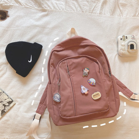 Mochila Escolar Estilo Harajuku Coreano Kawaii para Estudiantes de Secundaria - Image 4