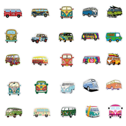 Pegatinas Adhesivas Hip-Hop Urbanas Impermeables para Mochilas, Laptops y Maletas - Image 4