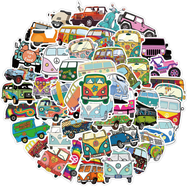 Pegatinas Adhesivas Hip-Hop Urbanas Impermeables para Mochilas, Laptops y Maletas