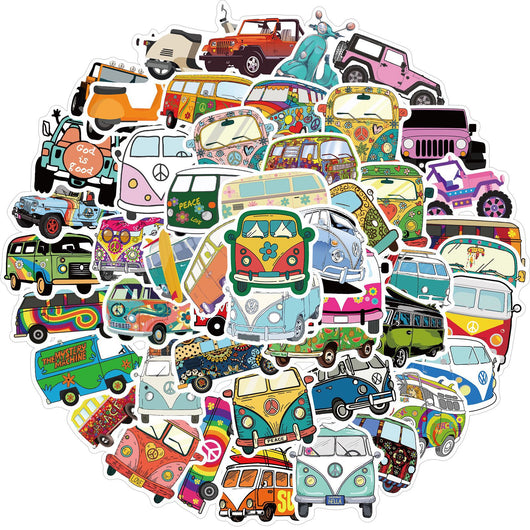 Pegatinas Adhesivas Hip-Hop Urbanas Impermeables para Mochilas, Laptops y Maletas