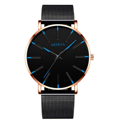 Reloj Cuarzo Hombre Correa Malla Elegante Casual Negocios - Image 12