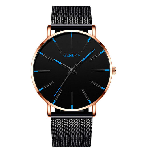 Reloj Cuarzo Hombre Correa Malla Elegante Casual Negocios - Image 12