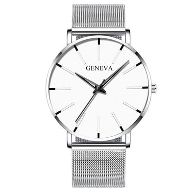 Reloj Cuarzo Hombre Correa Malla Elegante Casual Negocios - Image 11